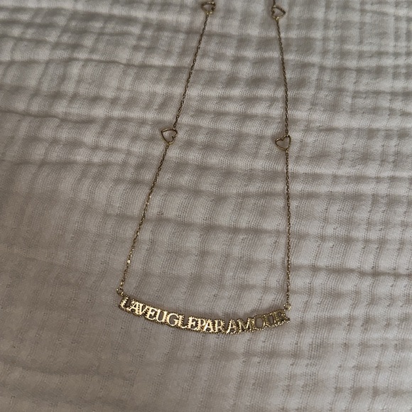 🩷SOLD🩷 GUCCI 18K Gold L'Aveugle Par Amour Necklace - Picture 6 of 7